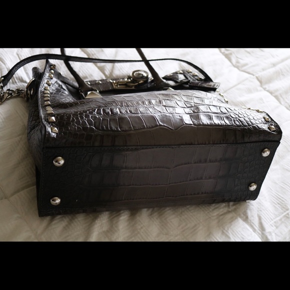 Michael Kors Hamilton Stud Croc Leather Tote - Picture 5 of 8